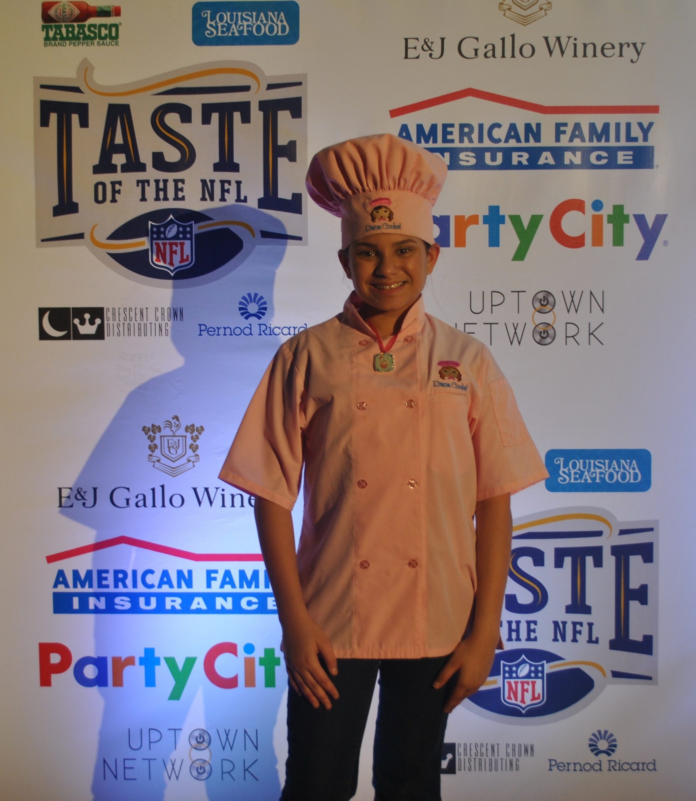 Kid Chef Eliana at Taste of the NFL 2013
