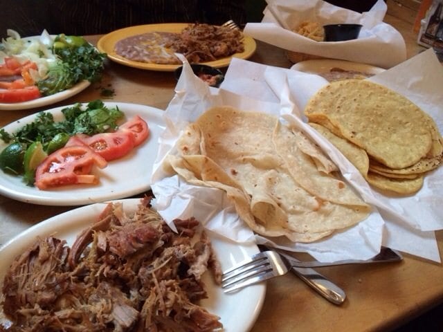 The food was delicious! We listened to a Mariachi band as we enjoyed our meal.